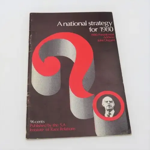 A National Strategy for 1980 - Published by SA Institute of Race Relations
