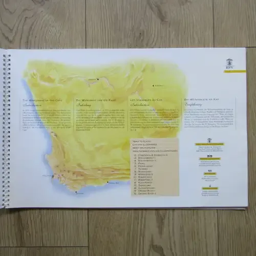 KWV The Winelands of the Cape brochure booklet with beautiful pictures of farms