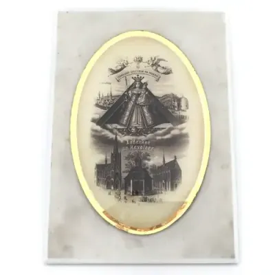 Vintage Kevelaer Germany commemorative picture frame