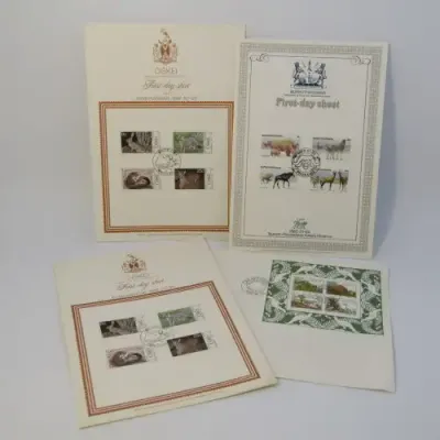 Lot of 28 postal items with animals