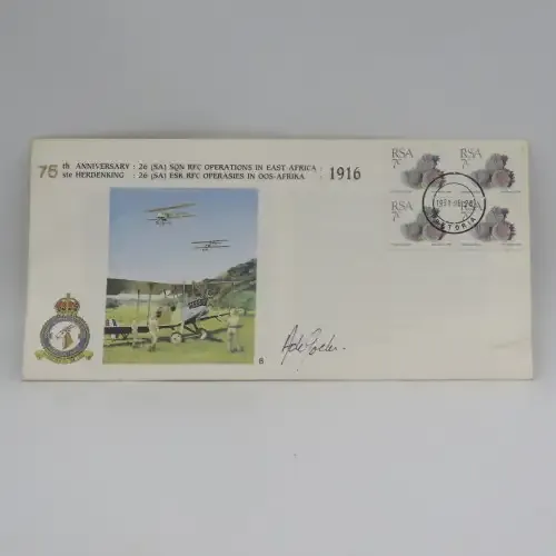 SA Air Force 75th anniversary of 26 Squadron RFC operations in East Africa 1916