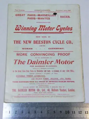 The Autocar - Special Red Letter day - No. 55 Volume 1 - reprinted booklet - incl. Autocar letter