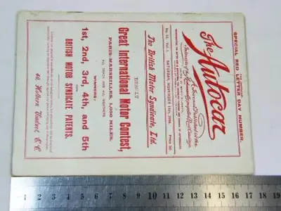 The Autocar - Special Red Letter day - No. 55 Volume 1 - reprinted booklet - incl. Autocar letter