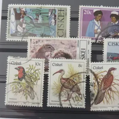 Lot of 10 Ciskei stamps Postally used - Real usage