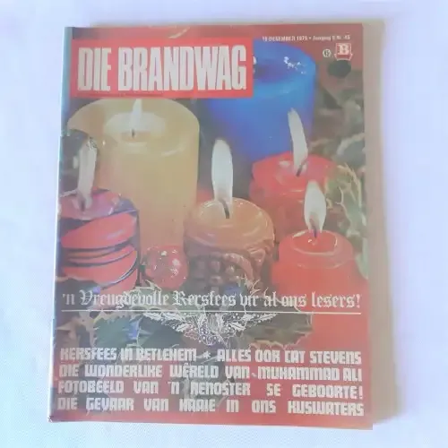 Die Brandwag magazine - 19 Desember 1975 - Muhammad Ali artikel