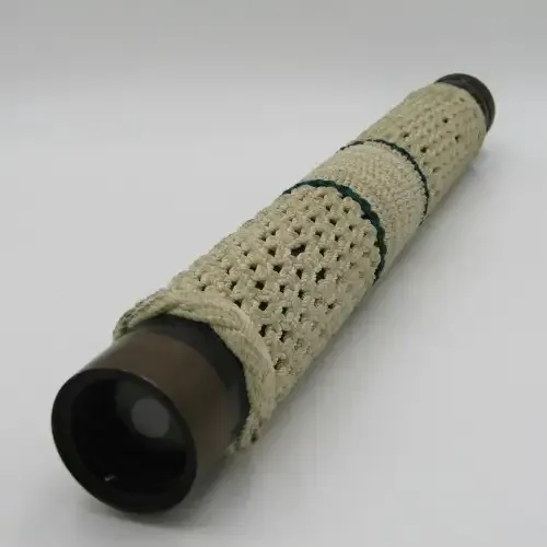 1944 WW2 W Ottawa Military black and brass telescope with very fancy work covering - 51cm