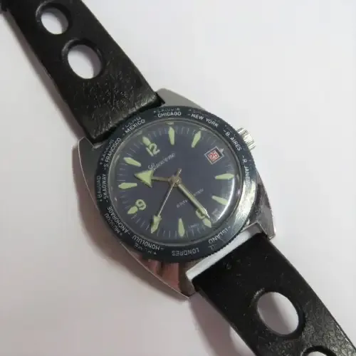 Vintage Lucerne divers watch - Mechanical - Runs and stops