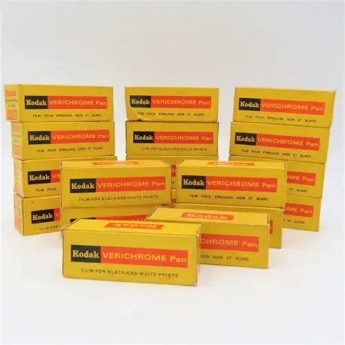 Kodak verichrome pan VP620 18 packs of unused film - unopened