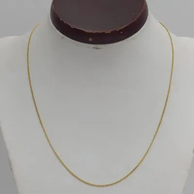 Thin 9kt gold necklace - weighs 1.4g