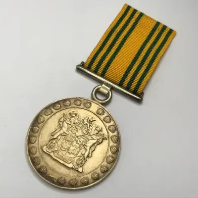 Set of SA Prison Service medals issued to Major J.L. Scheepers