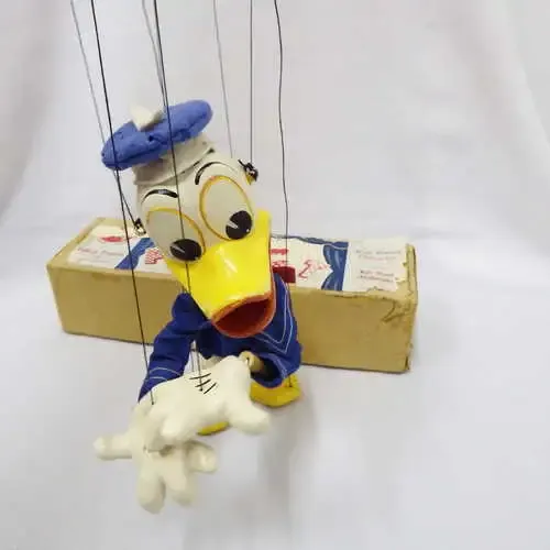 Pelham Puppets Walt Disney Donald Duck marionette - First Disney 1953 edition