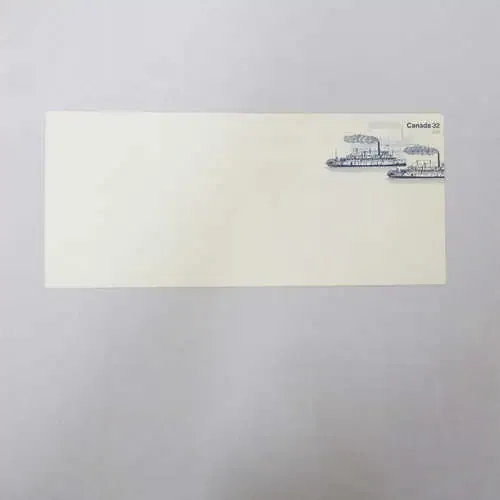 Canada postal stationary with 30 cent franking with steamers - blue ± 1950`s