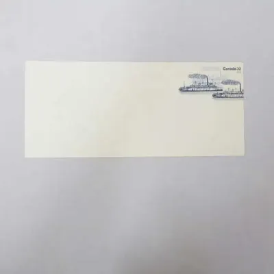Canada postal stationary with 30 cent franking with steamers - blue ± 1950`s