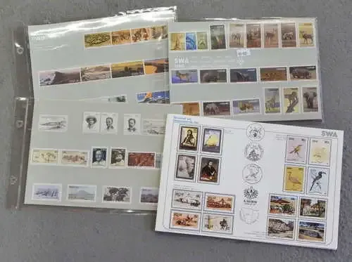 South West Africa mint stamps for 1977, 1980, 1983, 1988