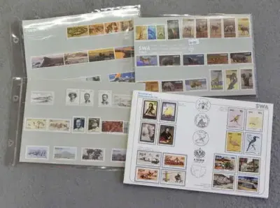 South West Africa mint stamps for 1977, 1980, 1983, 1988