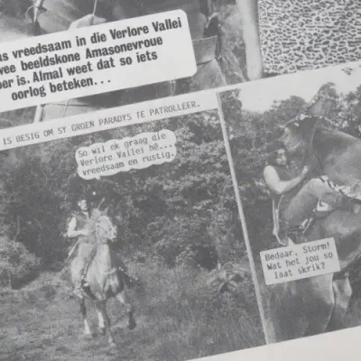 Fotoboekie Dubbel uitgawe no 53 Redelike goeie toestand Arend van die oerwoud and Tanya die vegter