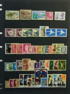 Collection of 50 European mint stamps - as per photo