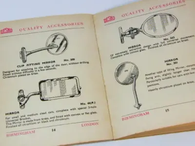 Desmo quality accessories handbook - 1958 issue - as per photo