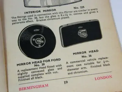 Desmo quality accessories handbook - 1958 issue - as per photo