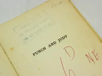 Punch and Judy with Cruikshank`s Etchings - as per photo