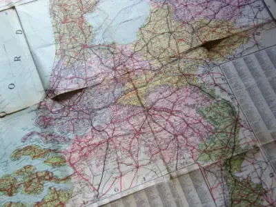 Vintage map of Netherlands Issued by Luii and Co. Amsterdam