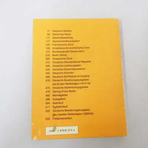 Michel Briefmarken katalog Deutschland 1985