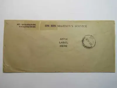 Certified Official Correspondence Air Mail British Fleet to South Africa from Singapore