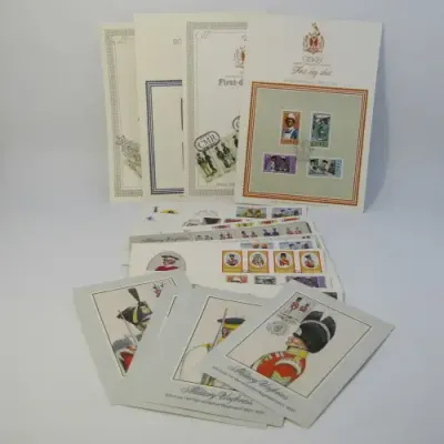Lot of 19 Postal items with uniforms