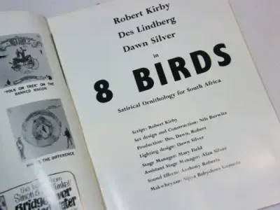 8 Birds Satirical Ornithology for South Africa booklet
