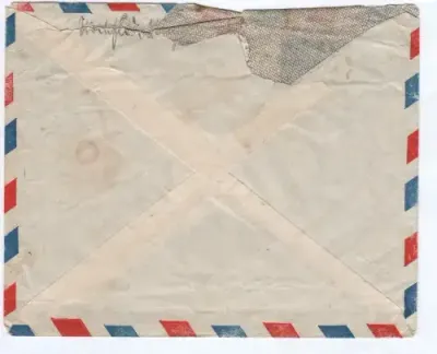 1952 Airmail cover Israel to Johannesburg, South Africa with 4 Israel stamps
