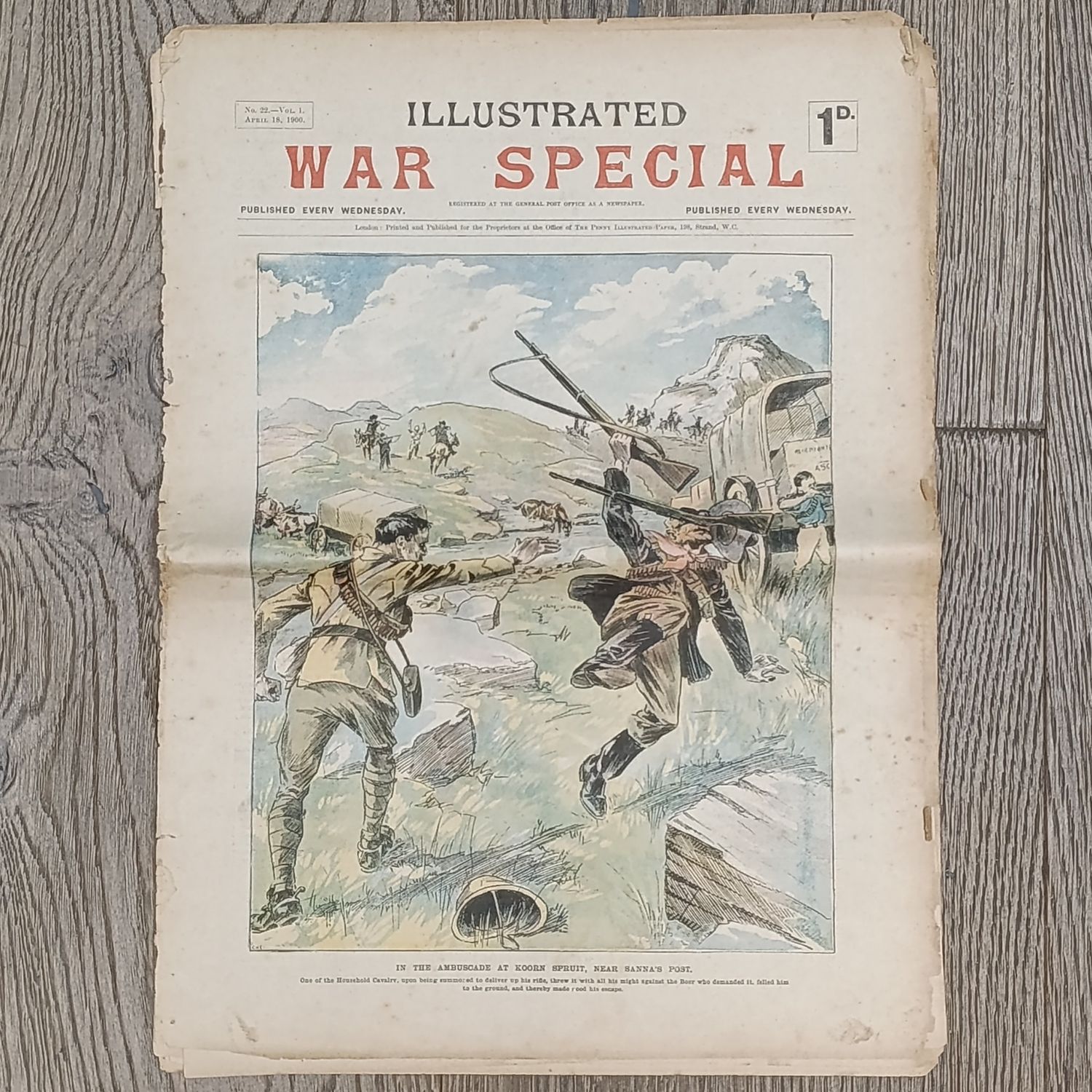 Boer War Illustrated War Special newspaper dated 18 April 1900 No. 22 Vol. 1