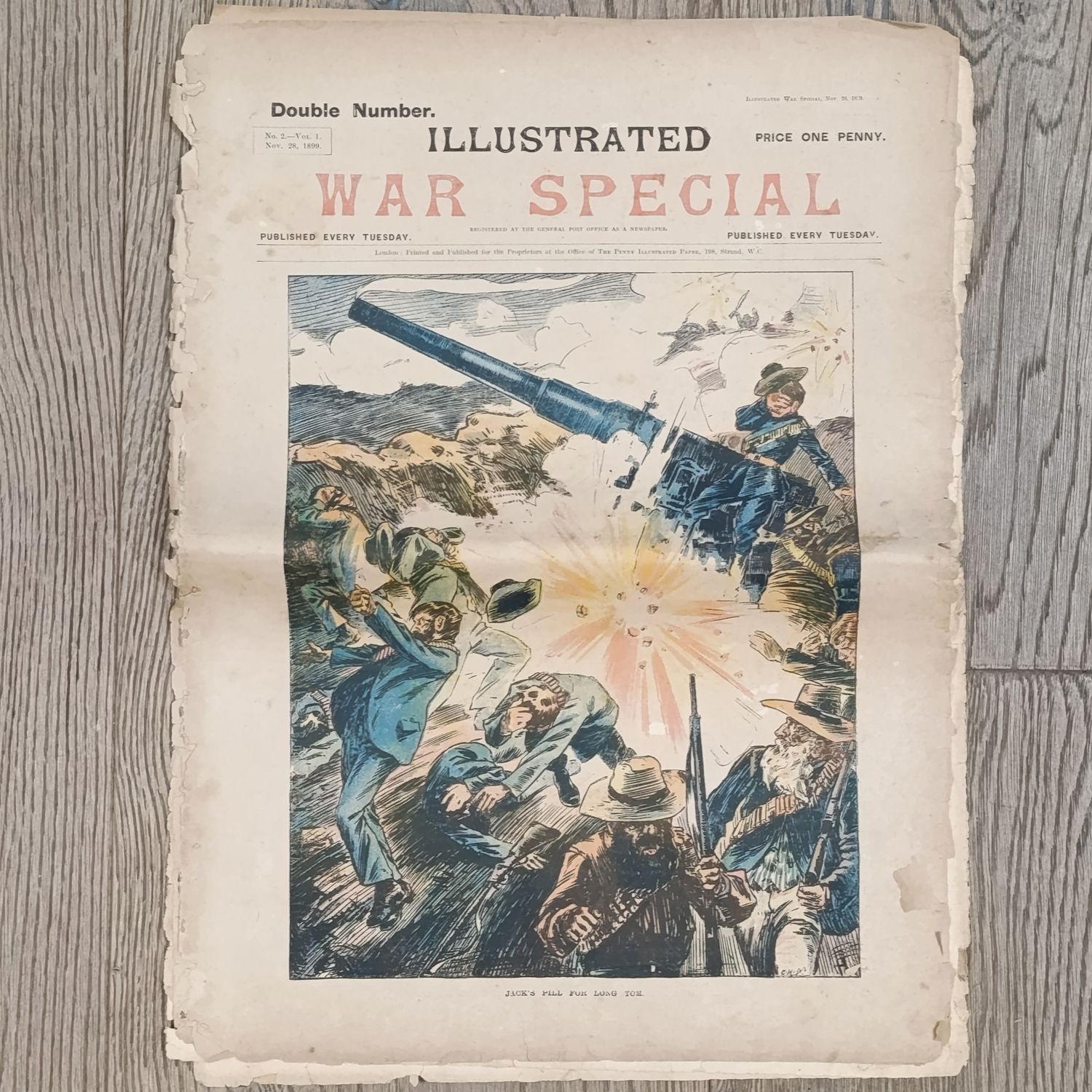 Boer War Illustrated War Special newspaper dated 28 November 1899 No.2  Vol.1