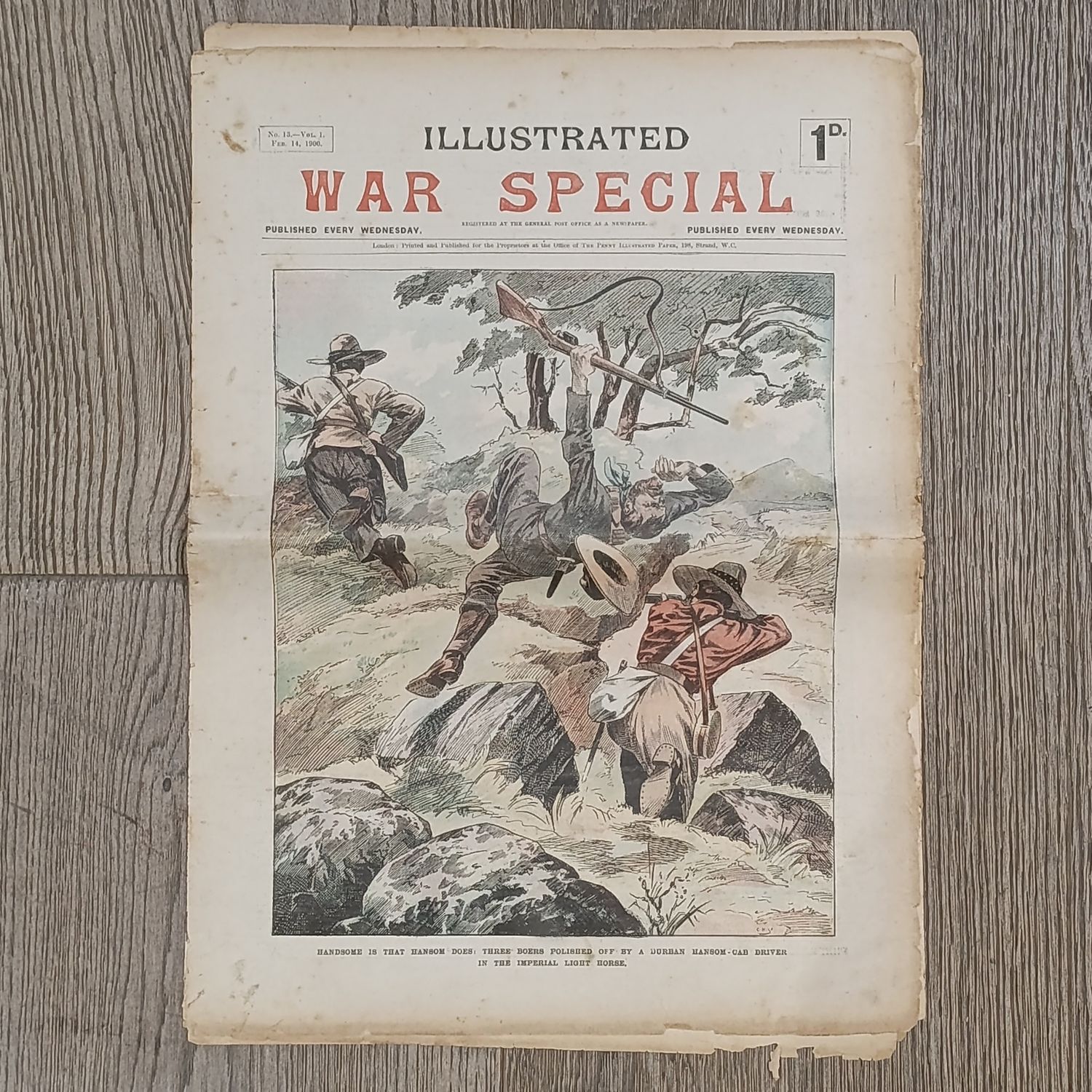 Boer War Illustrated War Special newspaper dated 14 February 1900 No.13  Vol.1