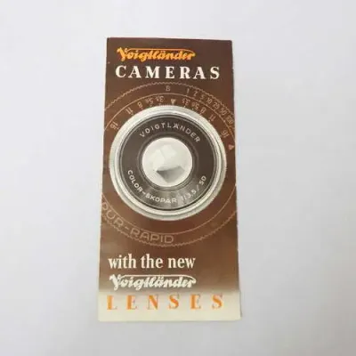 Voighander cameras with the new Voighander lenses brochure