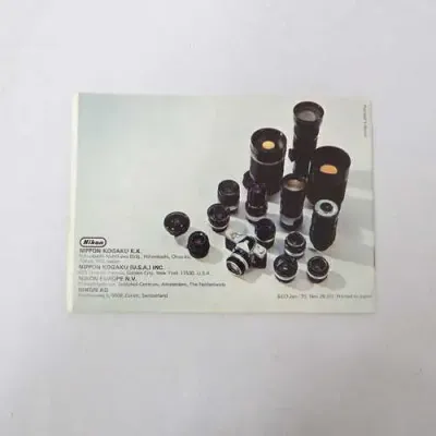 Nikkormat photography guide