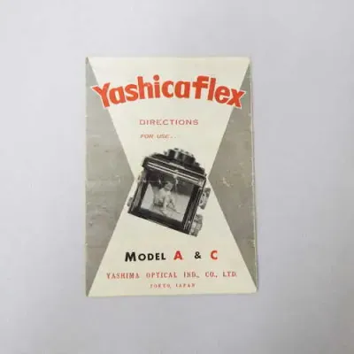 Yashicaflex Model A and C instruction manual