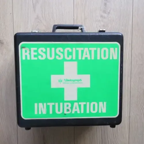 Vintage Vitalograph medical resuscitation intubation kit