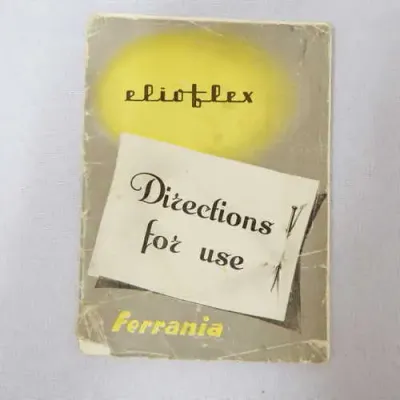 Elioflex ferrania directions for use