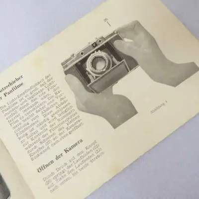 Solida I und II Rollfilm-Kamera 6x6 instruction manual