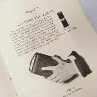 Picture-taking with the No.3 Folding Pocket Kodak instruction manual