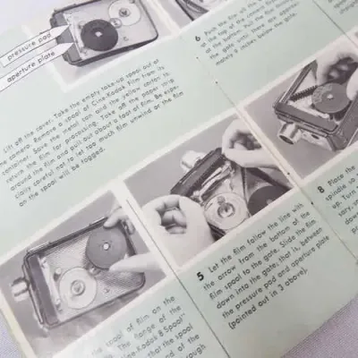 Brownie Movie Camera f/1.9 lens instruction manual