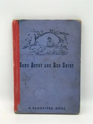 Gene Autry and red shirt by Elizabeth Beecher vintage children`s book - 1951