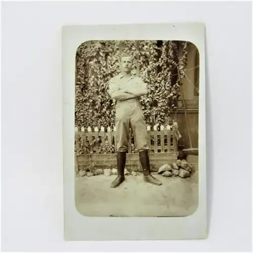 German South West Africa postcard with Central Force ( d Force ) member 1914 postcard