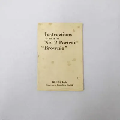 Instructions for use of the no.2 portrait `Brownie`