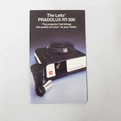 The Leitz pradolux RT-300 instruction manual