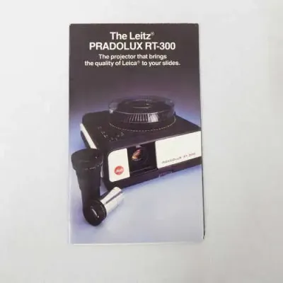 The Leitz pradolux RT-300 instruction manual