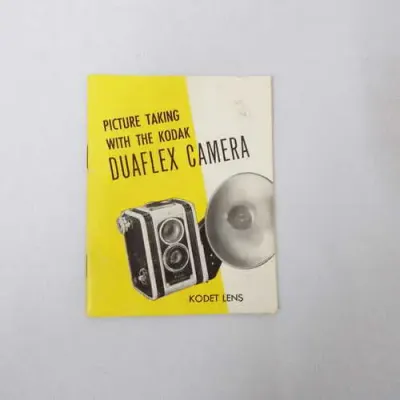 Picture taking with the Kodak Dualflex camera instruction manual