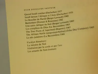 Die stryd om Suidwes-Afrika deur Paul Giniewski