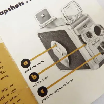 Brownie movie camera f/2.3 model 2 instruction manual