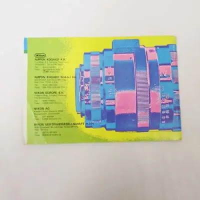 Nikkor Lenses for Nikon and Nikkormat cameras guide brochure